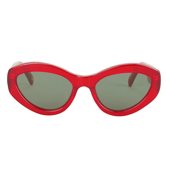 CHIMI 'JUST RIGHT' RED CATEYE SUNGLASSES - Picture 2 of 7